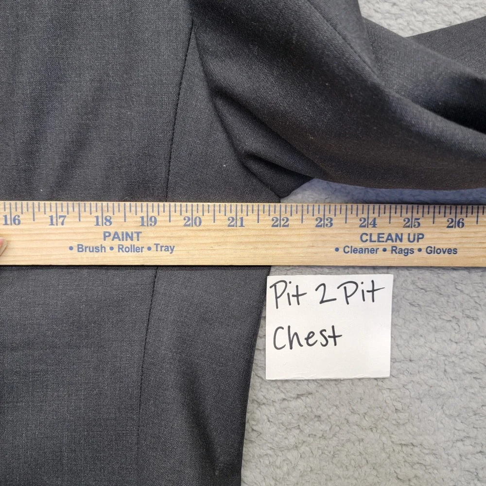 Brooks Brothers 346 Suit Jacket Mens 42R Gray Blazer Business Suit‎ Separate